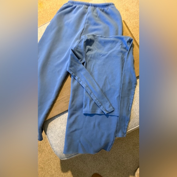 Aritzia Blue Track Pants & Top Set - Picture 8 of 8
